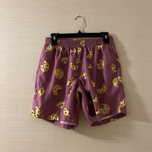 A-Lab Bum Pizza Purple Board Shorts Size S